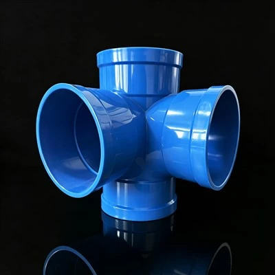 Blå PVC 3D Fire-vejs